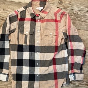 Boys Burberry button down